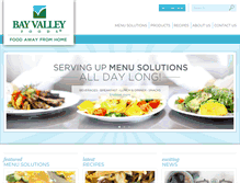 Tablet Screenshot of bayvalleyculinary.com